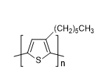 聚(3-己基噻吩-2,5-二基) (区域规整)-CAS:125321-66-6