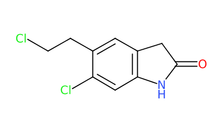 5-(2-氯乙基)-6-氯-1,3-二氢-吲哚-2-(2H)-酮-CAS:118289-55-7