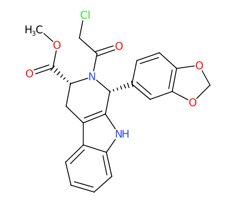 (1R,3R)-1-(1,3-苯并二氧戊环-5-基)-2-(氯乙酰基)-2,3,4,9-四氢-1H-吡啶并[3,4-B]吲哚-3-羧酸甲酯-CAS:171489-59-1
