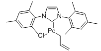 烯丙基氯化[1,3-双(2,4,6-三甲基苯基)咪唑-2-亚基]钯-CAS:478980-04-0