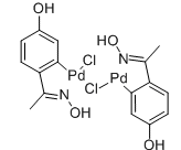 二-μ-氯双[5-羟基-2-[1-(肟基)乙基]苯基]钯(II)二聚体-CAS:419581-64-9