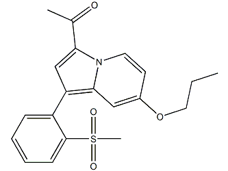 1-(1-(2-(甲磺酰)苯基)-7-丙氧基吲哚嗪-3-基)乙酮-CAS:1619994-68-1