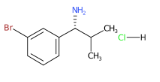 (R)-1-(3-溴苯基)-2-甲基丙烷-1-胺盐酸盐-CAS:1391566-64-5