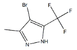 4-溴-3-甲基-5-(三氟甲基)-1H-吡唑-CAS:60061-68-9