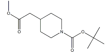 N-Boc-4-哌啶乙酸甲酯-CAS:175213-46-4