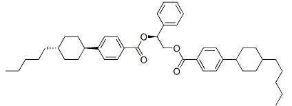 (S)-1-苯基乙烷-1,2-二基双(4-((1s,4S)-4-戊基环己基)苯甲酸酯)-CAS:165660-09-3
