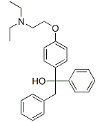 1-(4-(2-(二乙氨基)乙氧基)苯基)-1,2-二苯基乙醇-CAS:73404-00-9