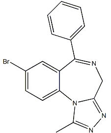 8-溴-1-甲基-6-苯基-4H-[1,2,4]三氮唑并[4,3-A][1,4]苯并二氮杂卓-CAS:71368-80-4