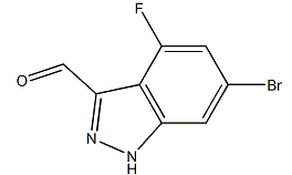 6-溴-4-氟-1H-吲唑-3-甲醛-CAS:885520-72-9