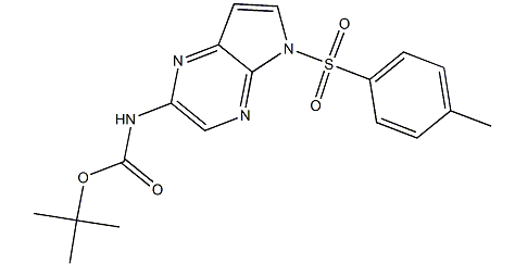 5-甲苯磺酰基-5H-吡咯并[2,3-B]吡嗪-2-胺基甲酸叔丁酯-CAS:1201187-44-1