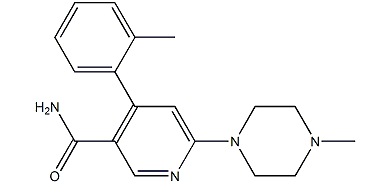 6-(4-甲基哌嗪-1-基)-4-(2-甲基苯基)烟酰胺-CAS:342417-01-0