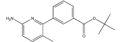 3-(6-氨基-3-甲基吡啶-2-基)苯甲酸叔丁酯-CAS:1083057-14-0