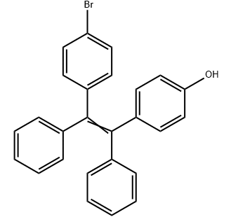4-(2-(4-溴苯基)-1,2-二苯基乙烯基)苯酚-CAS:1801839-74-6