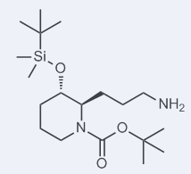 (2R,3S)-2-(3-氨基丙基)-3-((叔丁基二甲基甲硅烷基)氧基)哌啶-1-羧酸叔丁酯-CAS:2241812-39-3