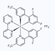 二[2-(2,4-二氟苯基)-5-三氟甲基吡啶][2-2'-联吡啶]铱二(六氟磷酸)盐-CAS:1092775-62-6