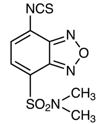 DBD-NCS [=4-(N,N-二甲基氨磺酰)-7-异硫氰酸基-2,1,3-苯并恶二唑] [用于高效液相色谱标记和埃德曼降解法]-CAS:147611-81-2