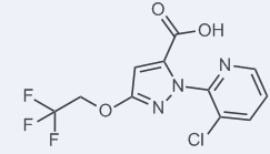 1-(3-氯吡啶-2-基)-3-(2,2,2-三氟乙氧基)-1H-吡唑-5-羧酸-CAS:500011-97-2