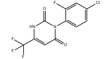 3-(4-Chloro-2-fluorophenyl)-6-(trifluoromethyl)-2,4(1H,3H)-pyrimidinedione-CAS:114136-63-9