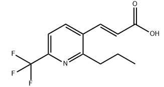 (E)-3-(2-丙基-6-(三氟甲基)吡啶-3-基)丙烯酸-CAS:1005174-17-3
