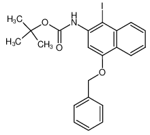 (4-(苄氧基)-1-碘萘-2-基)氨基甲酸叔丁酯-CAS:161646-53-3