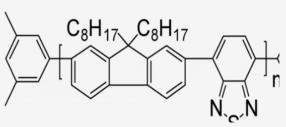 聚[(9,9-​二辛基芴基-​2,7-​二基)​-alt-​(苯并[2,1,3]​噻二唑-​4,8-​二基)], 间二甲苯封端-CAS:210347-52-7