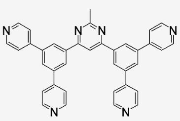 4,6-双(3,5-二(4-吡啶)基苯基)-2-甲基嘧啶-CAS:1030380-51-8