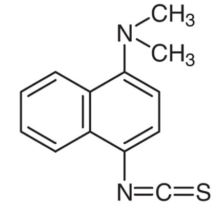 4-二甲氨基-1-萘异硫氰酸酯 [HPLC标记用]-CAS:29711-79-3