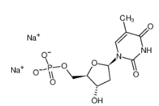((2R,3S,5R)-3-羟基-5-(5-甲基-2,4-二氧代-3,4-二氢嘧啶-1(2H)-基)四氢呋喃-2-基)磷酸二钠盐-CAS:33430-62-5