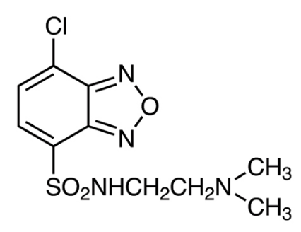 DAABD-Cl [=4-[2-(二甲氨基)乙氨基磺酰]-7-氯-2,1,3-苯并恶二唑] [用于蛋白质组分析]-CAS:664985-43-7