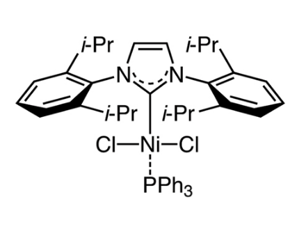 [1,3-双(2,6-二异丙基苯基)咪唑-2-亚基]三苯基膦二氯化镍(II)-CAS:903592-98-3