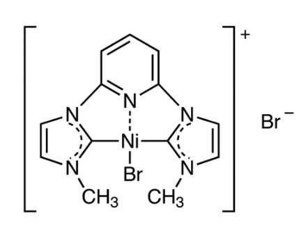 溴[(2,6-吡啶二基)双(3-甲基-1-咪唑-2-甲叉基)]溴化镍-CAS:894102-11-5