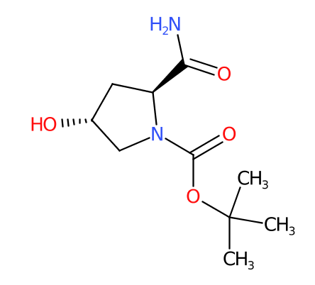 (2S,4R)-1-Boc-2-氨基甲酰基-4-羟基吡咯烷-CAS:109384-24-9