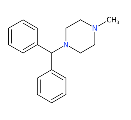 1-二苯甲基-4-甲基哌嗪-CAS:82-92-8