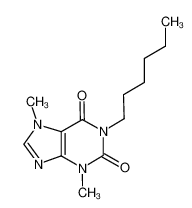 1-己基-3,7-二甲基-1H-嘌呤-2,6(3H,7H)-二酮-CAS:1028-33-7