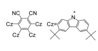 3,4,5,6-四(3,6-二叔丁基-9咔唑基)-对苯二腈-CAS:1469705-93-8