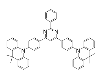 2-苯基-4,6-双[4-(9,9-二甲基-9,10-二氢吖啶)苯基]嘧啶-CAS:1870041-75-0