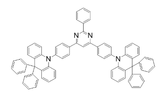 2-苯基-4,6-双[4-(9,9-二苯基-9,10-二氢吖啶)苯基]嘧啶-CAS:2019165-21-8