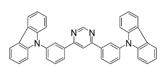 4,6-双( (9H-咔唑-9-基)-3,1-亚苯基)嘧啶-CAS:1262678-77-2