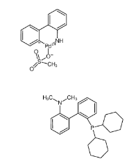 甲磺酸[2-(二环己基膦基)-2'- (N,N-二甲基氨基)-1,1'-联苯](2'-氨基-1,1'-联苯-2-基)钯(II)-CAS:1445085-87-9