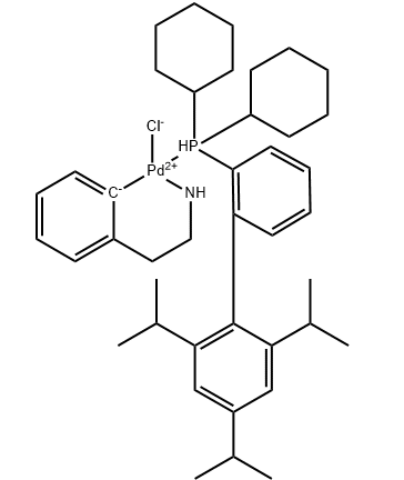 氯(2-二环己基膦基-2,4,6-三异丙基-1,1-联苯)[2-(2-氨基乙基苯基)]钯(II)-CAS:1028206-56-5