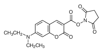 7-(二乙氨基)香豆素-3-羧酸 N-琥珀酰亚胺酯-CAS:139346-57-9