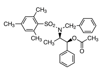 乙酸(1S,2R)-2-[N-苄基-N-(三甲苯基磺酰)氨基]-1-苯基丙酯 [交叉醇醛反应用试剂]-CAS:240423-53-4