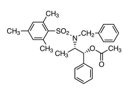 乙酸(1R,2S)-2-[N-苄基-N-(三甲苯基磺酰)氨基]-1-苯基丙酯 [交叉醇醛反应用试剂]-CAS:240423-74-9