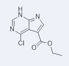 4-氯-7H-吡咯并[2,3-d]嘧啶-5-甲酸乙酯-CAS:144927-57-1