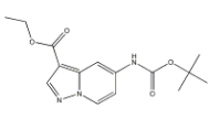 5-((叔丁氧基羰基)氨基)吡唑并[1,5-a]吡啶-3-羧酸乙酯-CAS:1101120-33-5