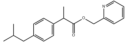 2-(4-异丁基苯基)丙酸2-吡啶基甲基酯-CAS:64622-45-3