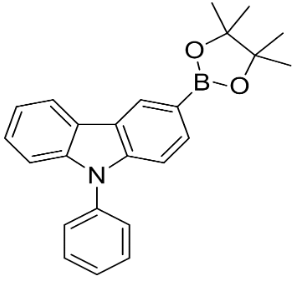 9-苯基-9H-咔唑-3-硼酸哪醇酯-CAS:1126522-69-7