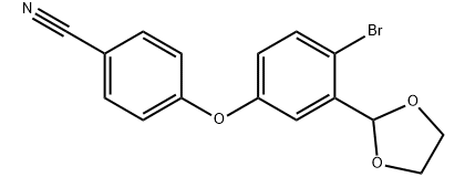 4-(4-溴-3-(1,3-二氧戊环-2-基)苯氧基)苯甲腈-CAS:1217366-74-9