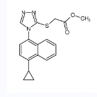 2-((4-(4-环丙基萘-1-基)-4H-1,2,4-三唑-3-基)硫代)乙酸甲酯-CAS:1533519-85-5