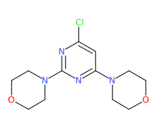 2,4-双(4-吗啉基)-6-氯嘧啶-CAS:10244-24-3